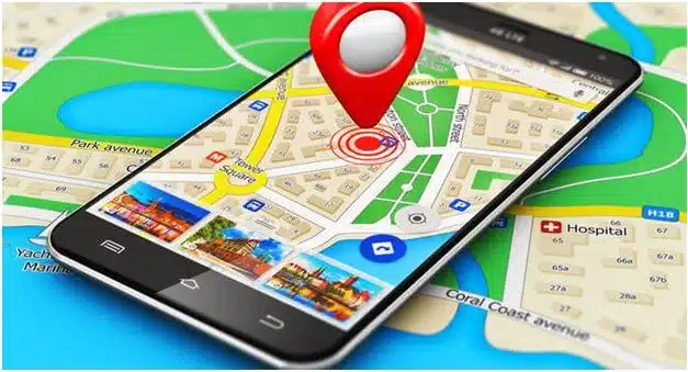 Google maps uk graphic