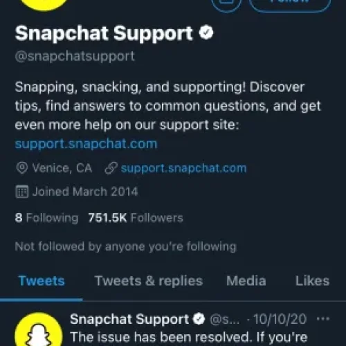 طريقة التواصل مع سناب شات